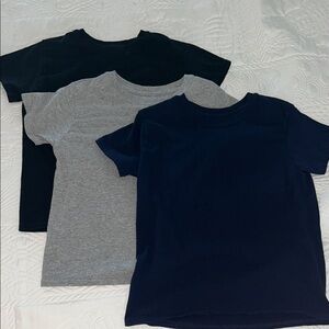 Kids' Classic T-Shirt Set - Black, Gray, and Navy